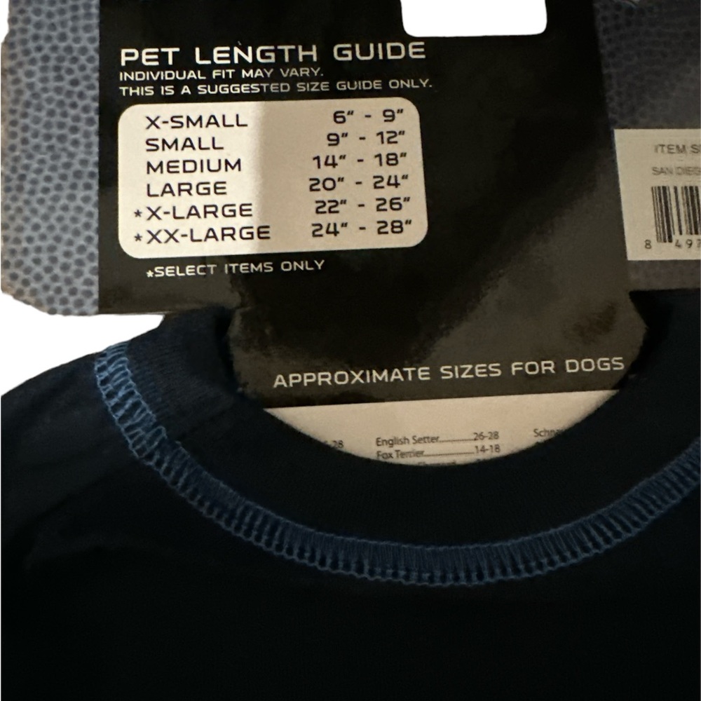 San Diego Chargers NFL Pet Jersey
NWT medium - Picture 4 of 4